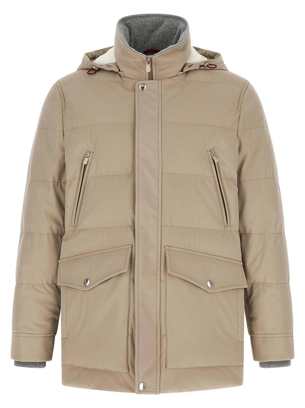 Brunello Cucinelli Beige Polyamide Parka