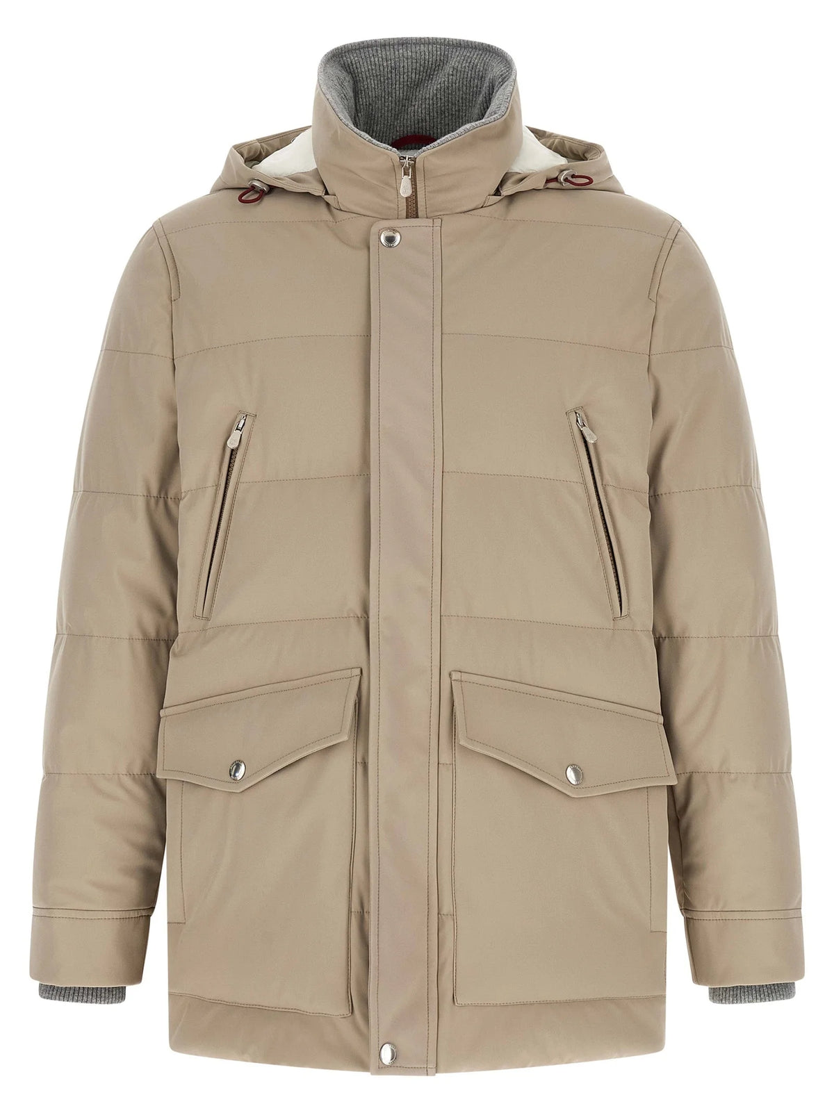 Brunello Cucinelli Beige Polyamide Parka