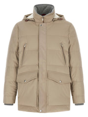Brunello Cucinelli Beige Polyamide Parka
