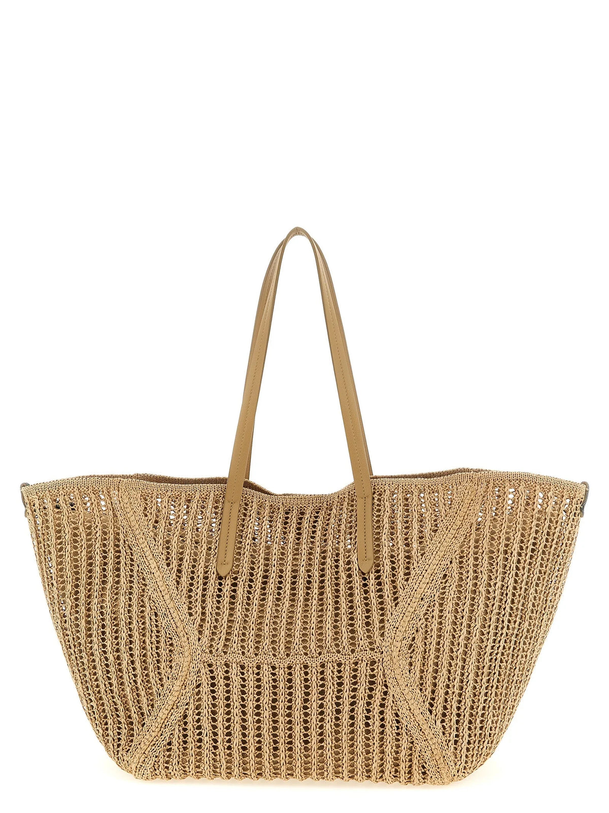Brunello Cucinelli Beige Polyamide Shoulder Bag