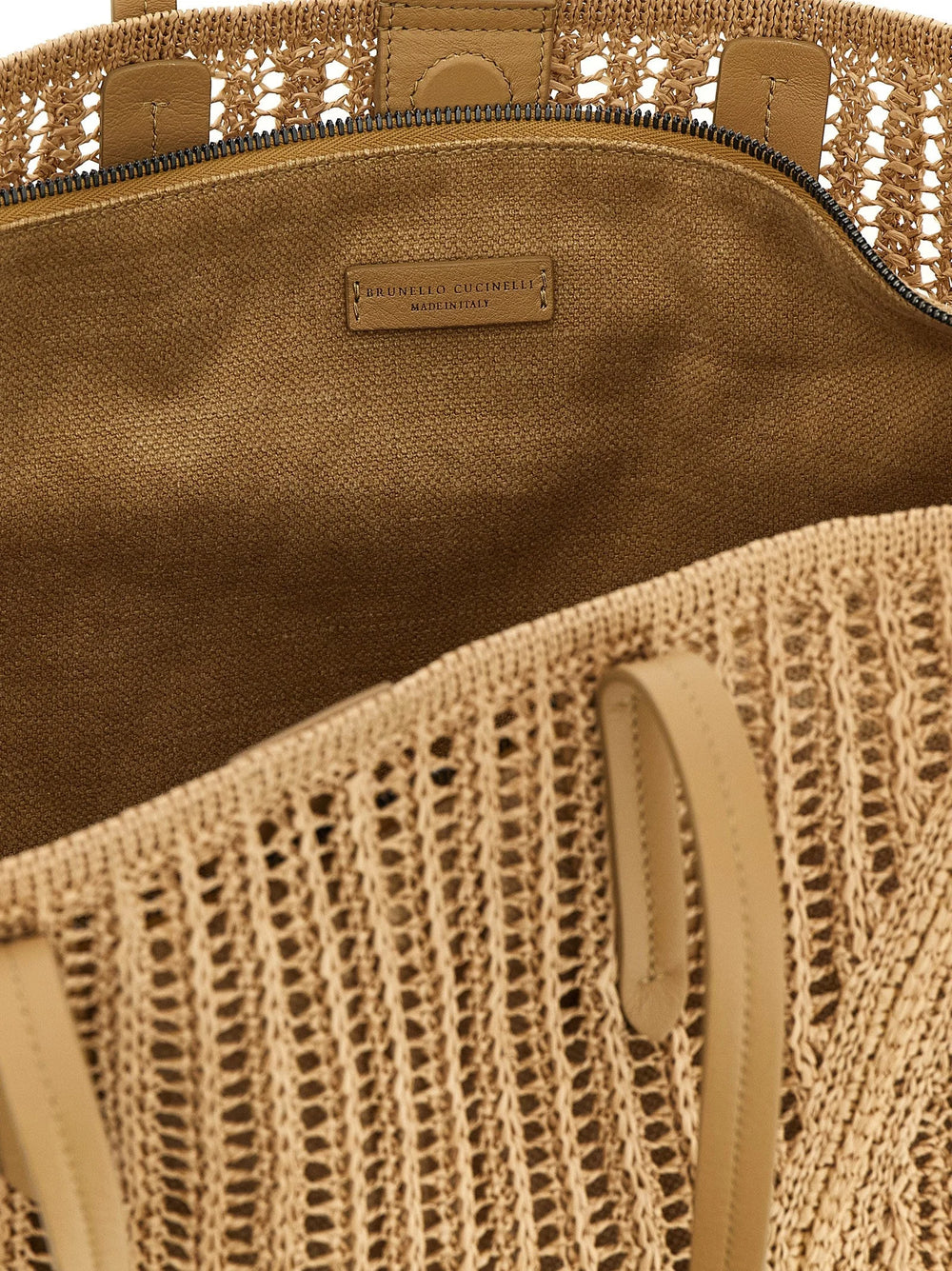 Brunello Cucinelli Beige Polyamide Shoulder Bag