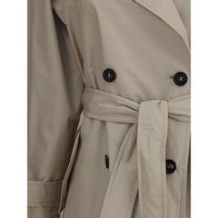 Brunello Cucinelli Beige Polyester Coat - IT42 | L