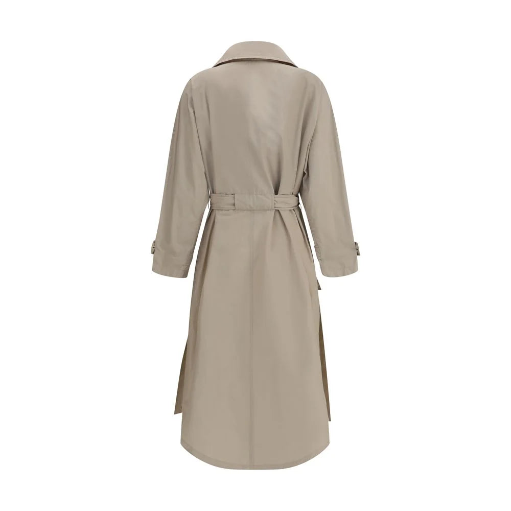 Brunello Cucinelli Beige Polyester Coat - IT42 | L
