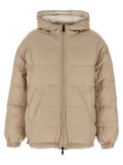 Brunello Cucinelli Beige Polyester Full-Length Jacket - IT44