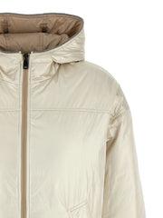 Brunello Cucinelli Beige Polyester Full-Length Jacket - IT44
