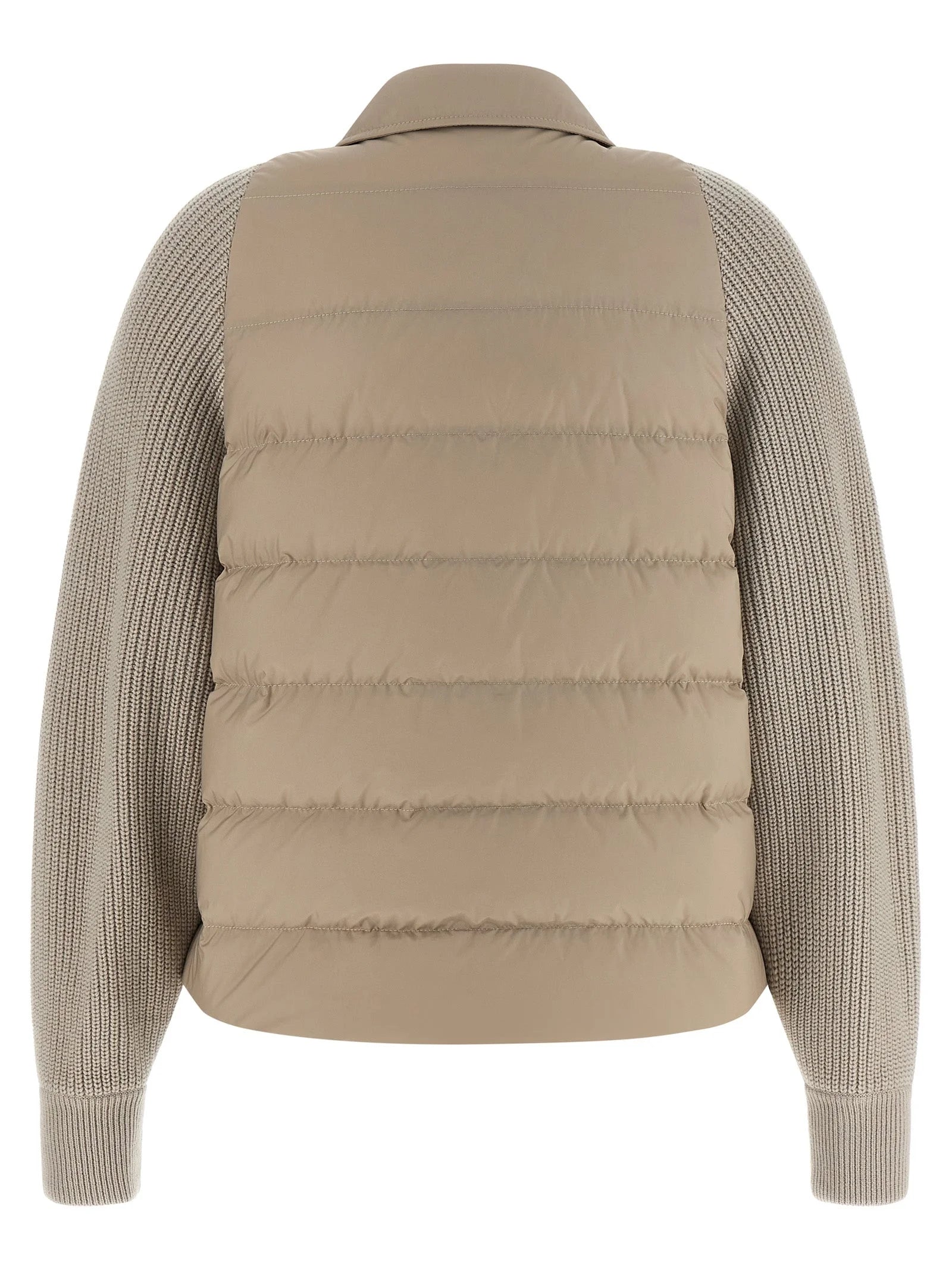 Brunello Cucinelli Beige Polyester Shell Jacket