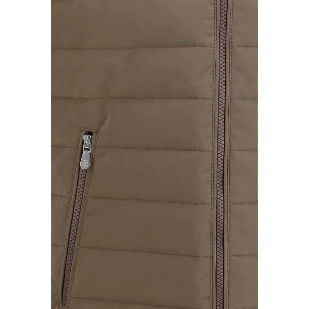 Brunello Cucinelli Beige Polyester Sleveless Jacket