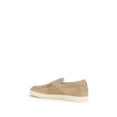 Brunello Cucinelli Beige Rubber Slip-On Loafers - EU44/US11
