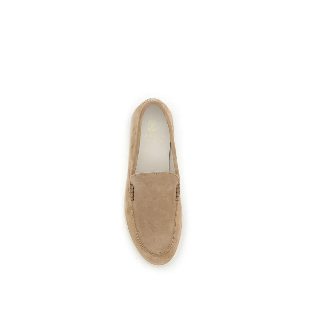 Brunello Cucinelli Beige Rubber Slip-On Loafers - EU44/US11