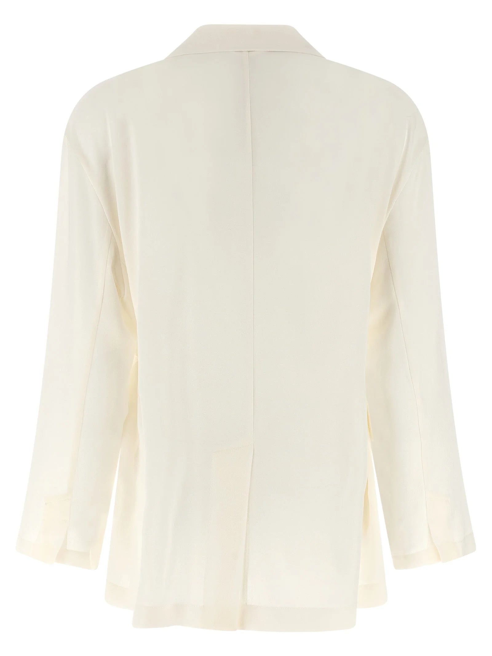 Brunello Cucinelli Beige Silk Blazer - IT40