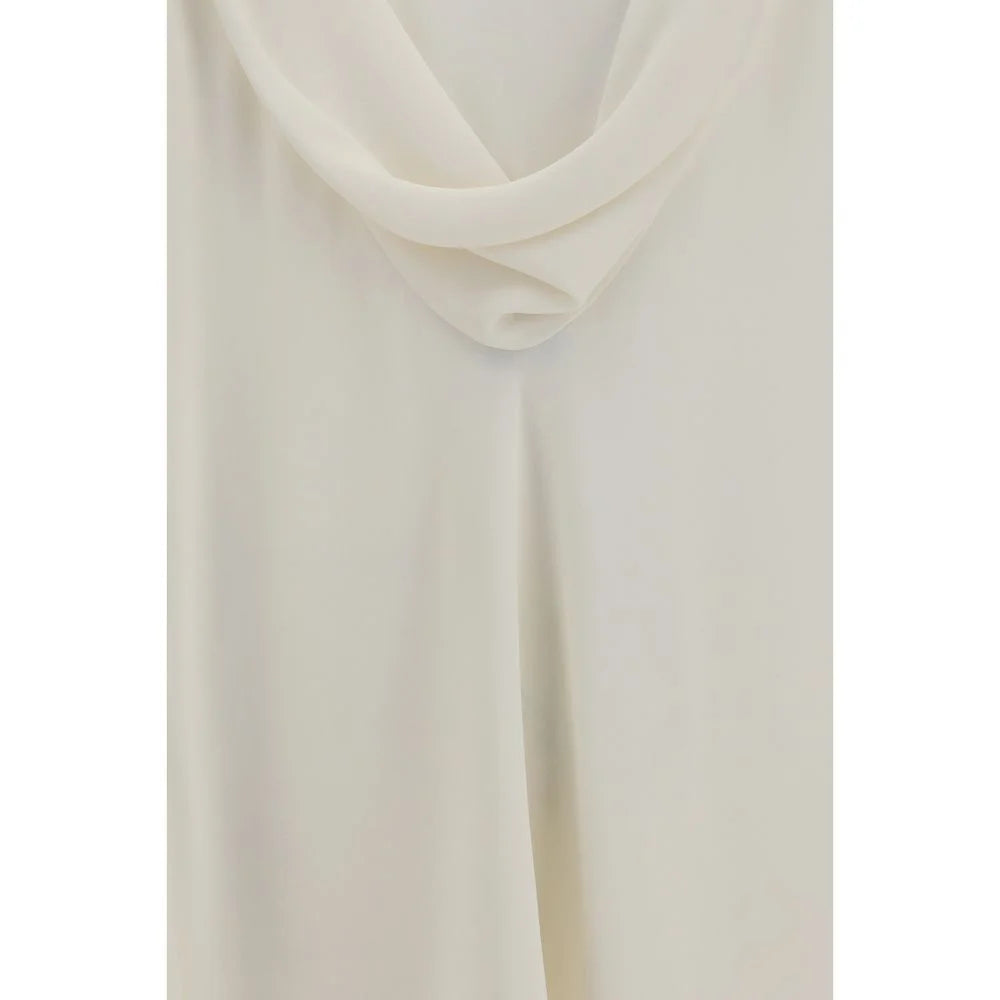 Brunello Cucinelli Beige Silk Blouse - S