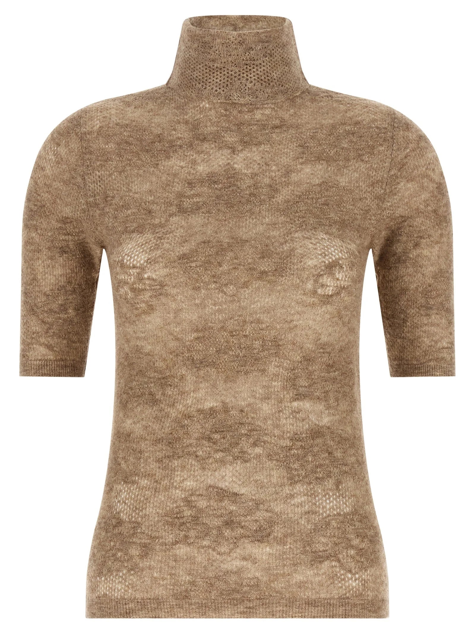Brunello Cucinelli Beige Silk Cardigan - M