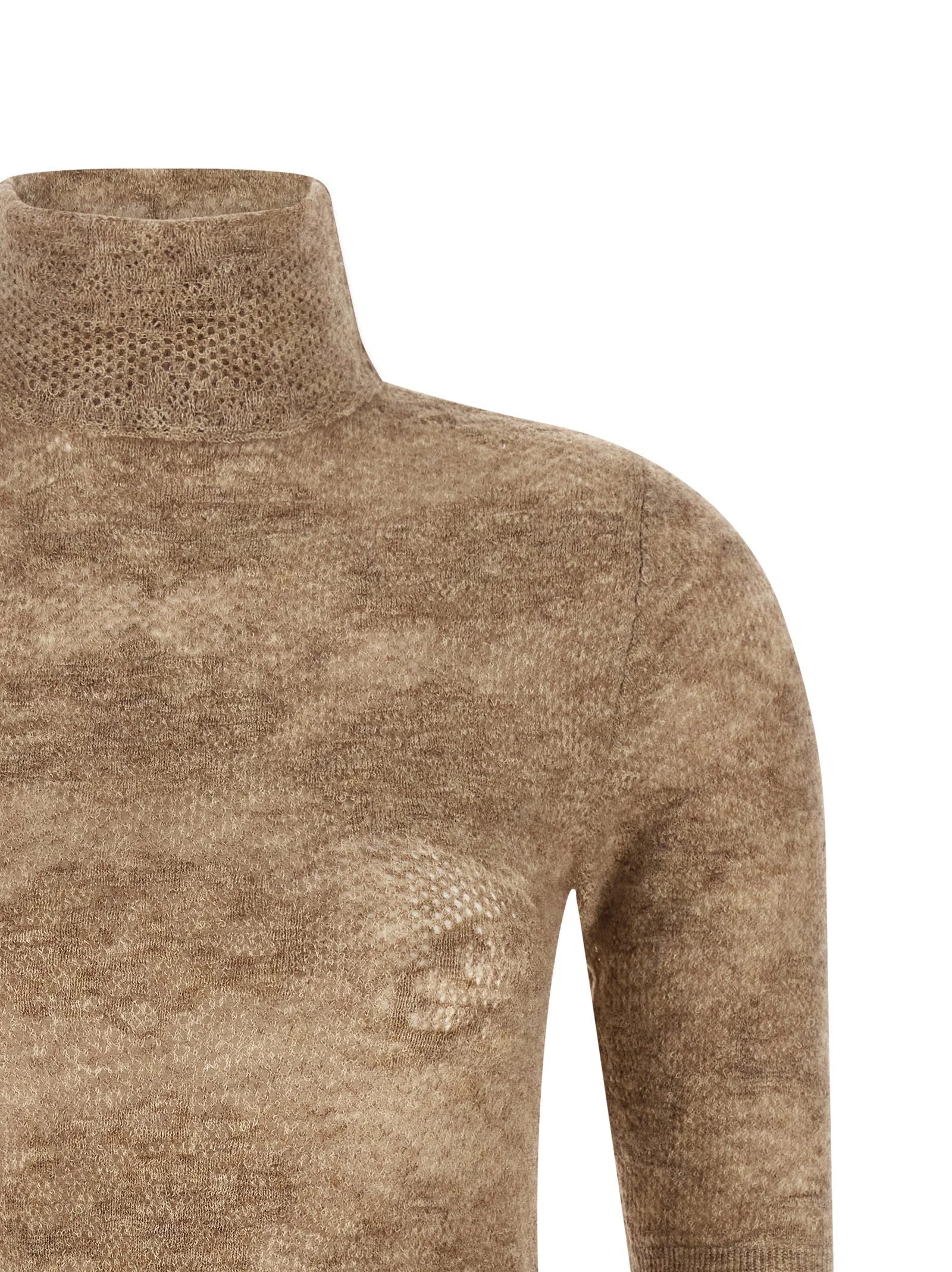 Brunello Cucinelli Beige Silk Cardigan - M
