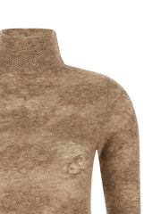 Brunello Cucinelli Beige Silk Cardigan - M