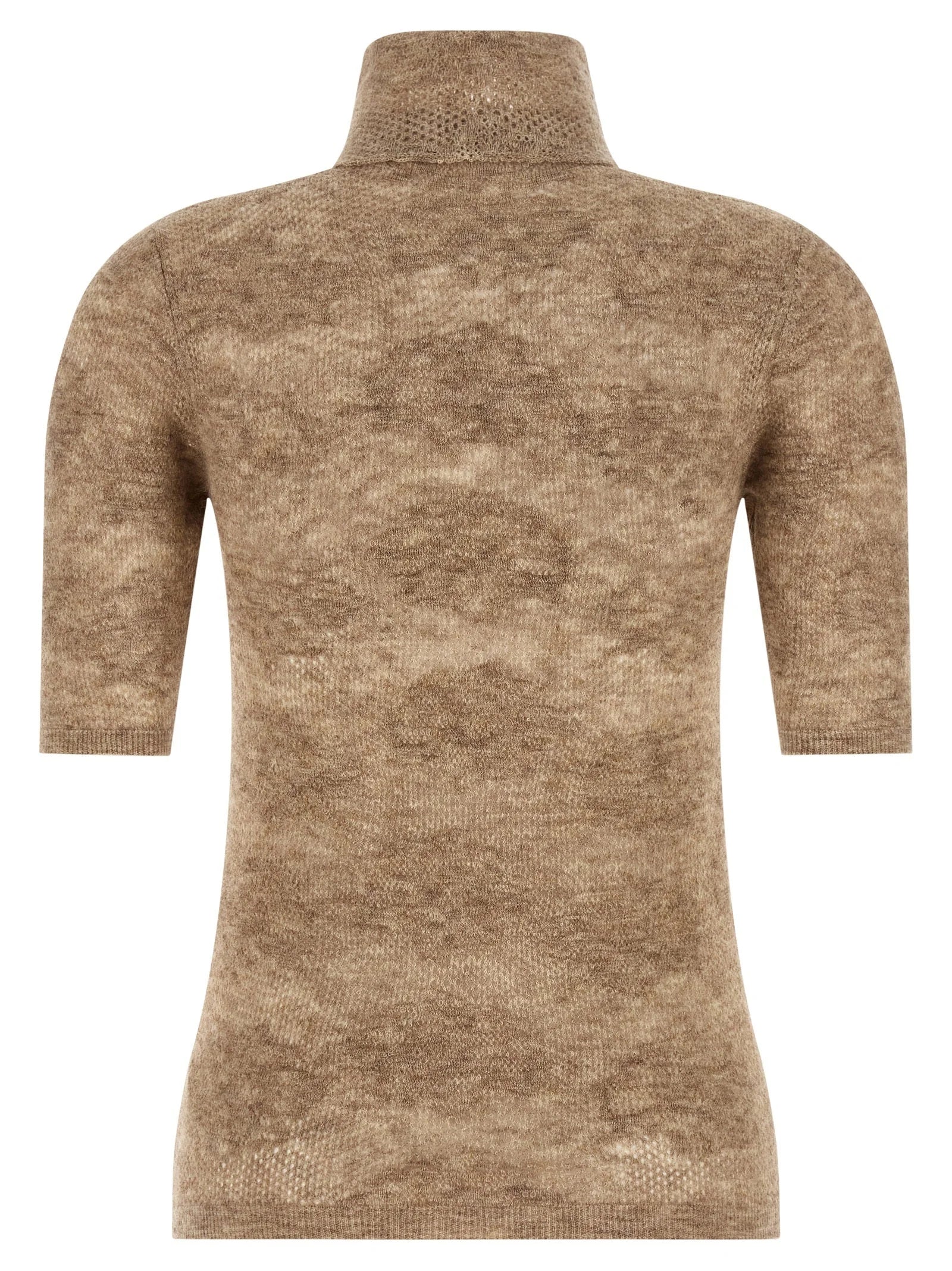 Brunello Cucinelli Beige Silk Cardigan - M