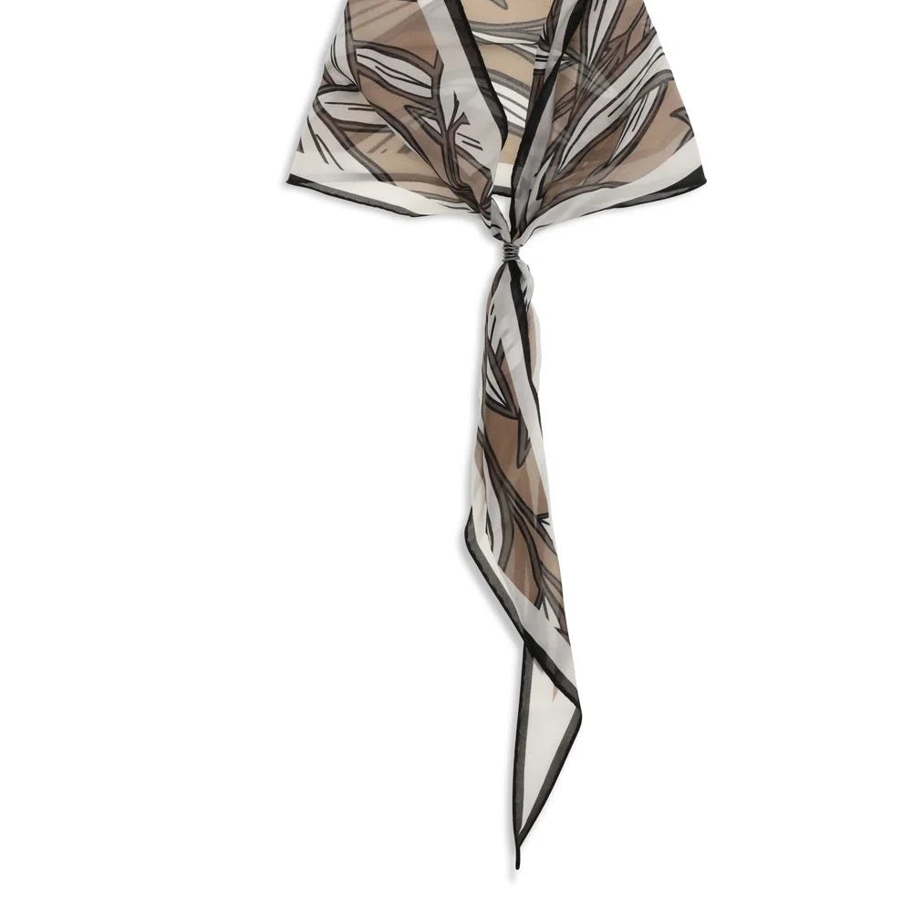 Brunello Cucinelli Beige Silk Foulard - UNI