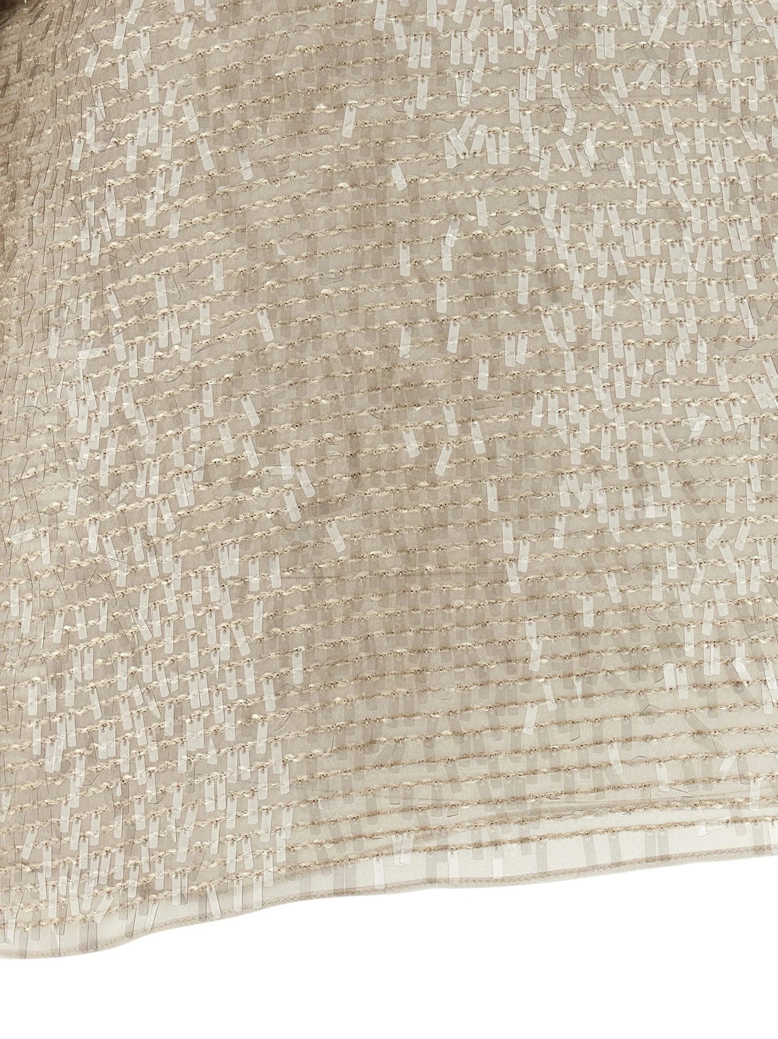 Brunello Cucinelli Beige Silk T-Shirt - M