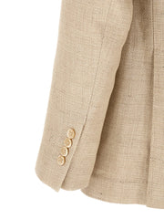Brunello Cucinelli Beige Silk Two-Piece Suit