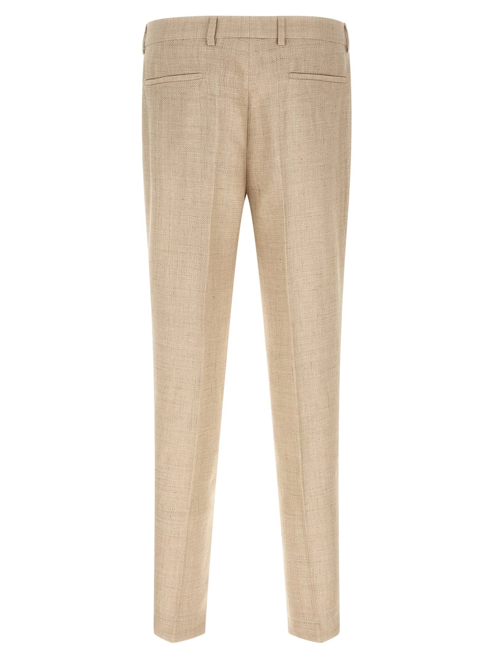 Brunello Cucinelli Beige Silk Two-Piece Suit