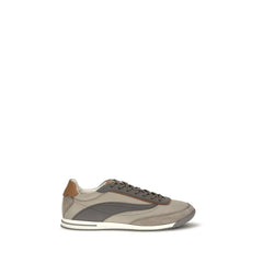 Brunello Cucinelli Beige Suede Leather Low Top Sneakers - EU42/US9
