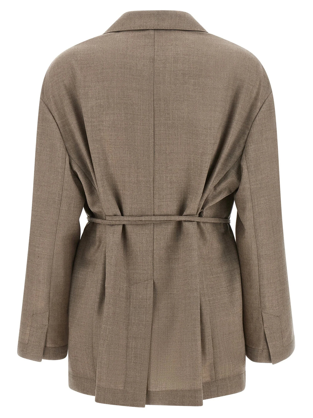 Brunello Cucinelli Beige Virgin Wool Blazer