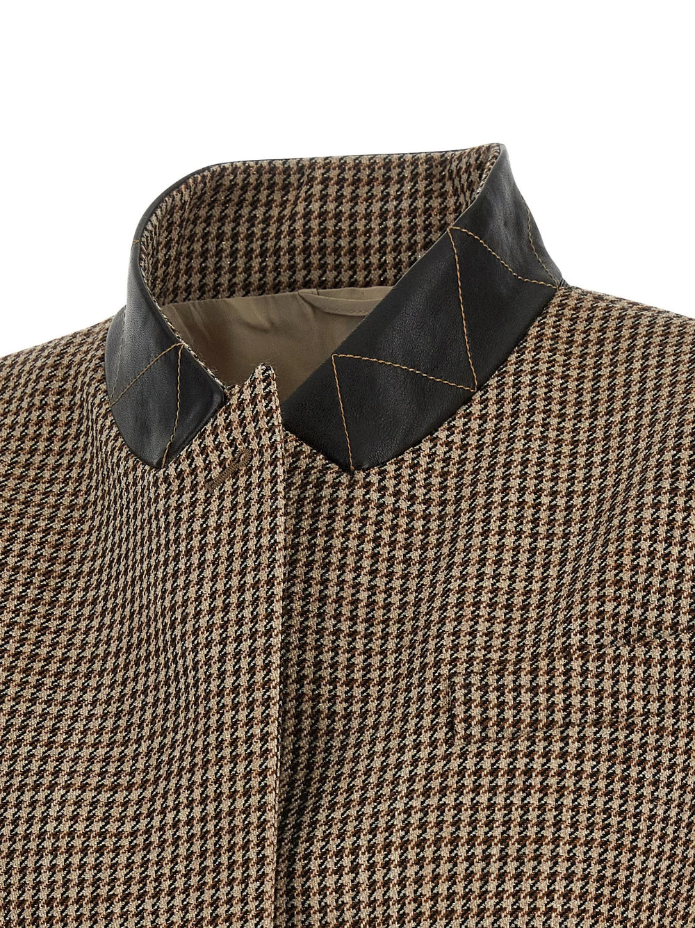 Brunello Cucinelli Beige Virgin Wool Sleeveless Jacket - IT40