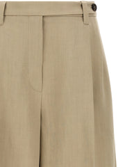Brunello Cucinelli Beige Viscose Bermuda Shorts - IT42