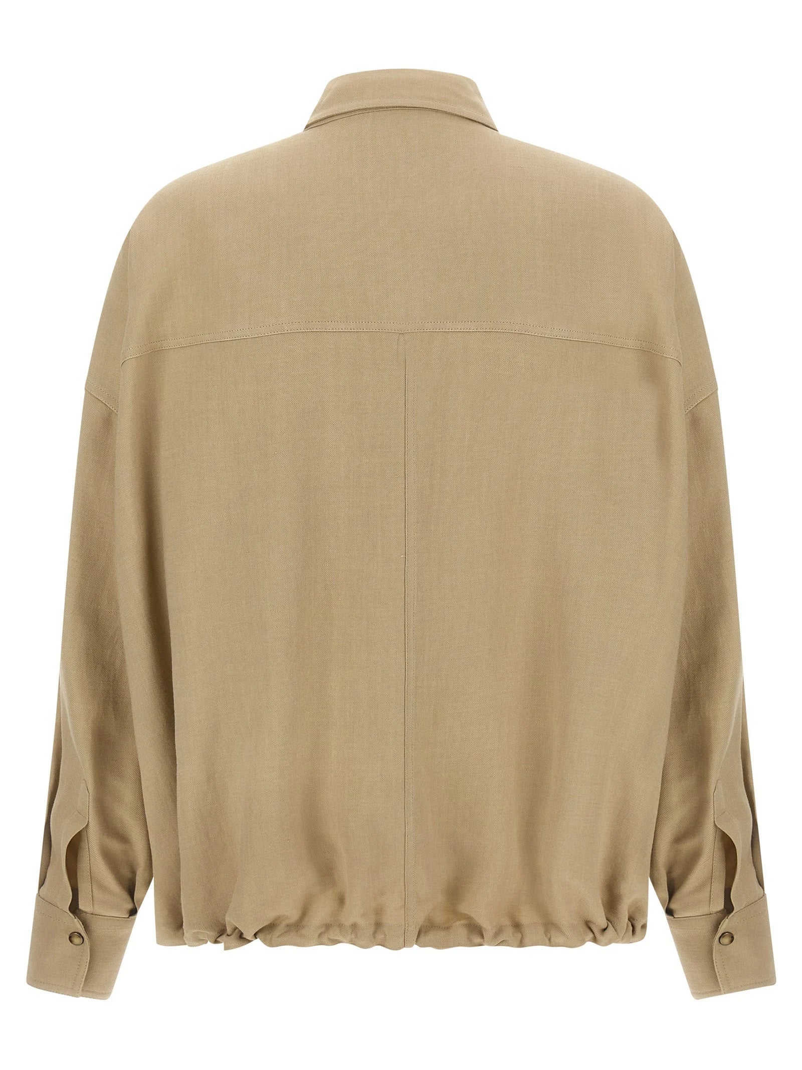 Brunello Cucinelli Beige Viscose Blouse