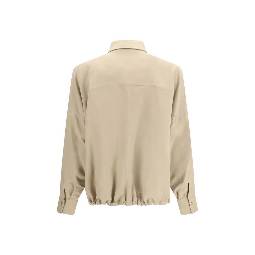 Brunello Cucinelli Beige Viscose Blouse