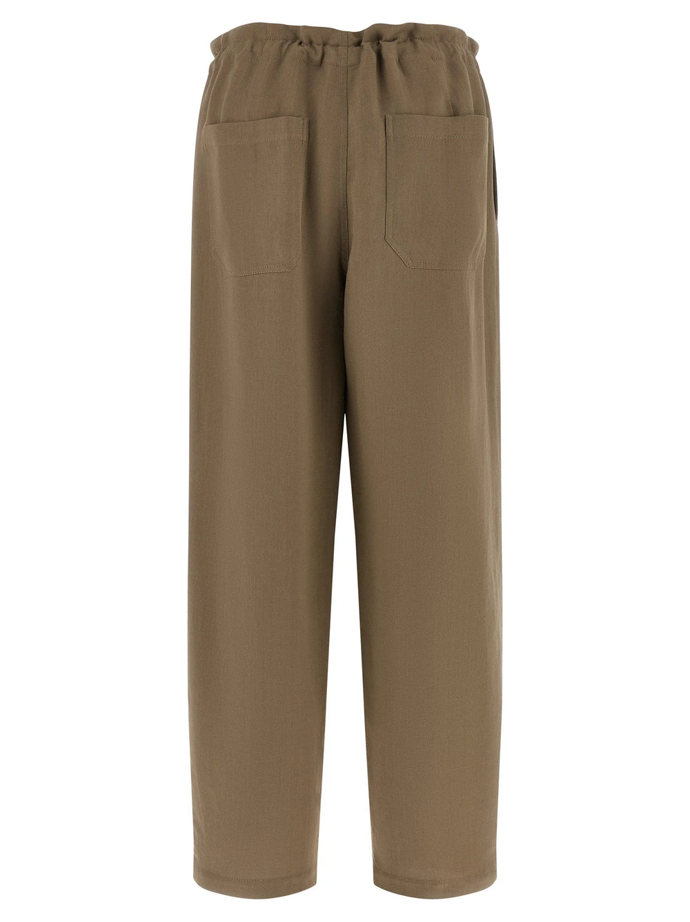 Brunello Cucinelli Beige Viscose Casual Pants
