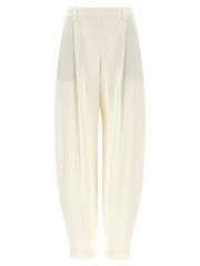 Brunello Cucinelli Beige Viscose Casual Pants - IT44