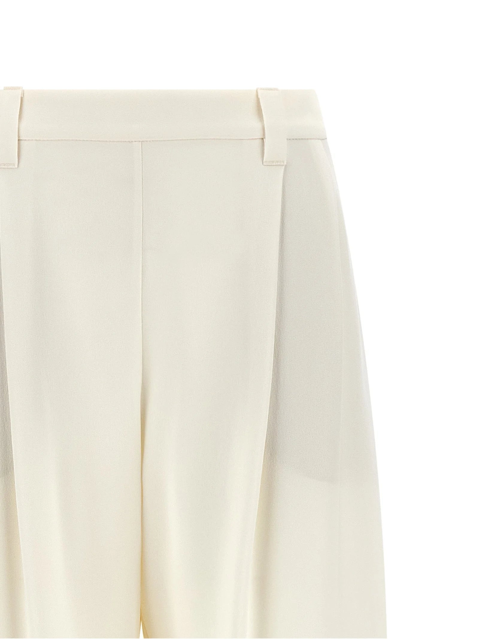 Brunello Cucinelli Beige Viscose Casual Pants - IT44