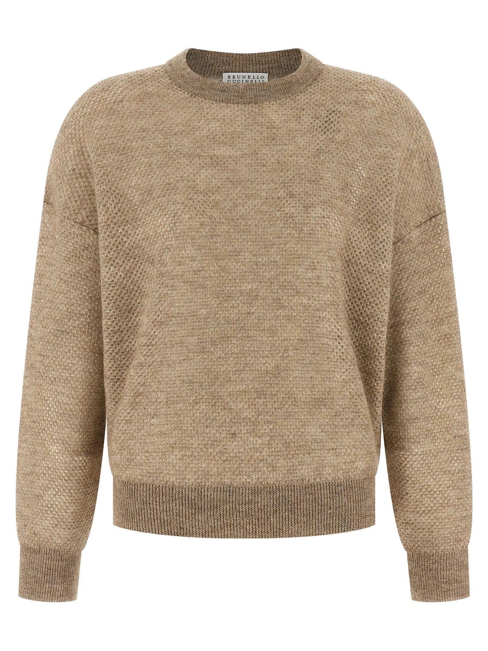 Brunello Cucinelli Beige Wool Cardigan