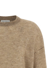 Brunello Cucinelli Beige Wool Cardigan