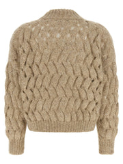 Brunello Cucinelli Beige Wool Cardigan