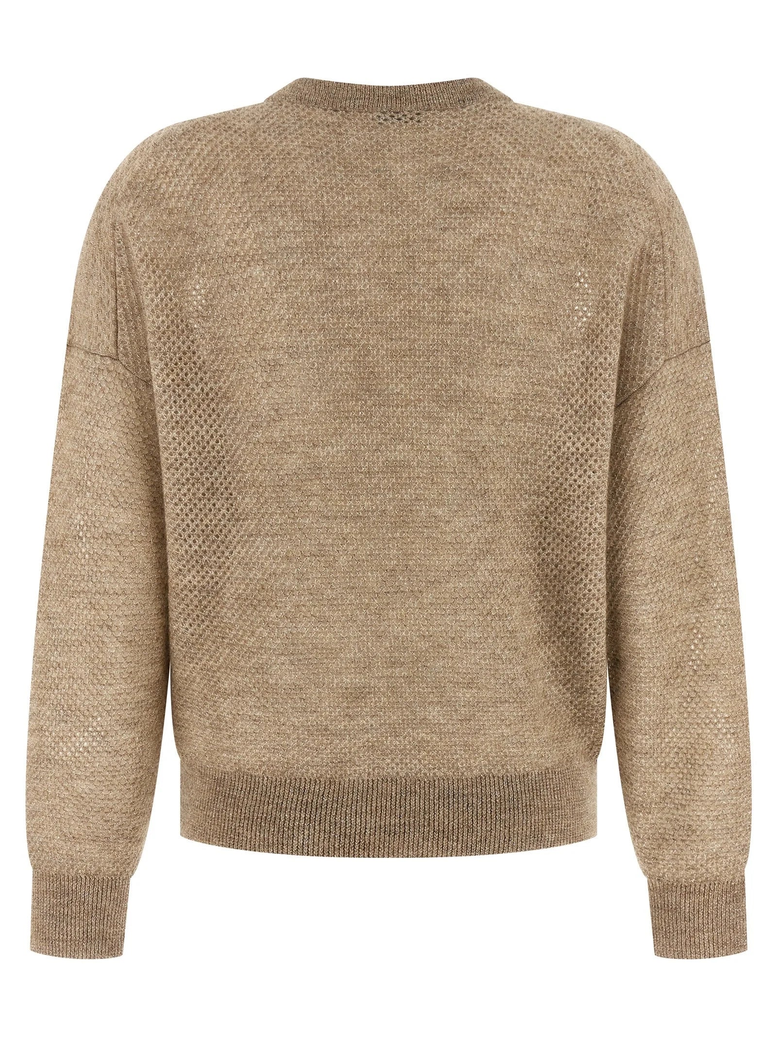 Brunello Cucinelli Beige Wool Cardigan