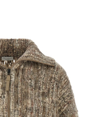 Brunello Cucinelli Beige Wool Cardigan - XXS