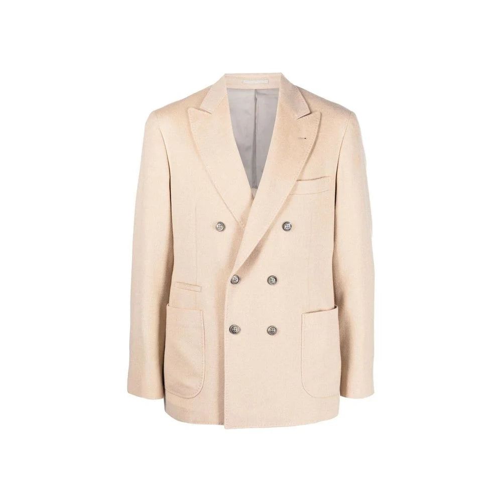 Brunello Cucinelli Beige Wool Coat - IT50 | L
