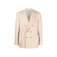 Brunello Cucinelli Beige Wool Coat - IT50 | L