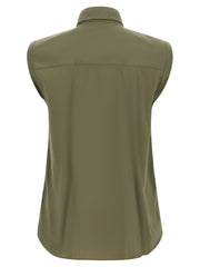 Brunello Cucinelli Bicolor Cotton Blouse