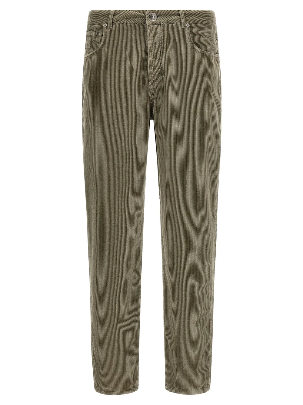 Brunello Cucinelli Bicolor Cotton Casual Pants
