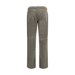 Brunello Cucinelli Bicolor Cotton Casual Pants