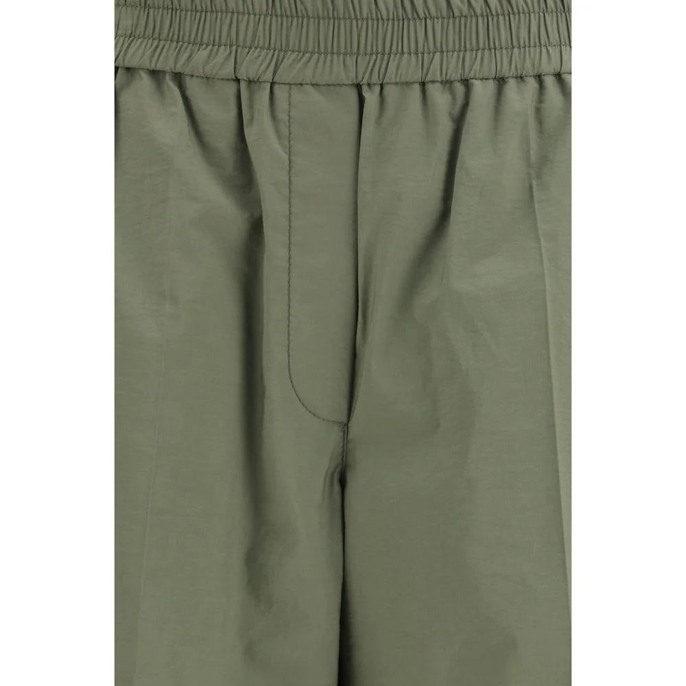 Brunello Cucinelli Bicolor Cotton Casual Pants