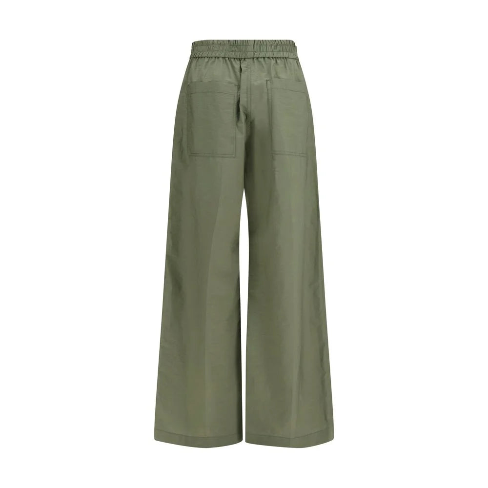 Brunello Cucinelli Bicolor Cotton Casual Pants