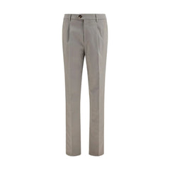 Brunello Cucinelli Bicolor Cotton Chino Pants
