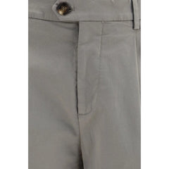 Brunello Cucinelli Bicolor Cotton Chino Pants