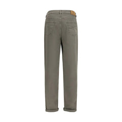 Brunello Cucinelli Bicolor Cotton Jeans Denim
