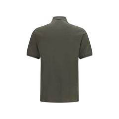 Brunello Cucinelli Bicolor Cotton Polo Shirt