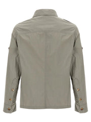 Brunello Cucinelli Bicolor Cotton Shell Jacket