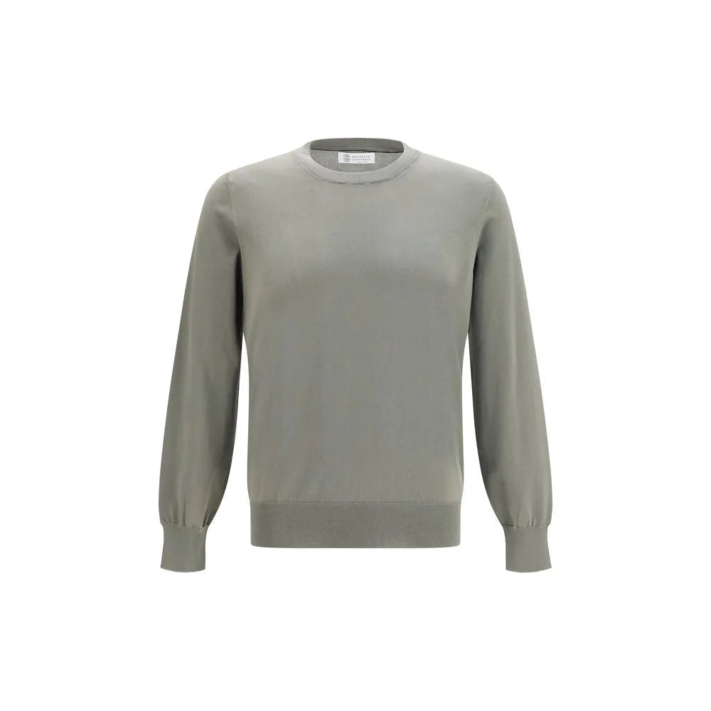 Brunello Cucinelli Bicolor Cotton Sweatshirt